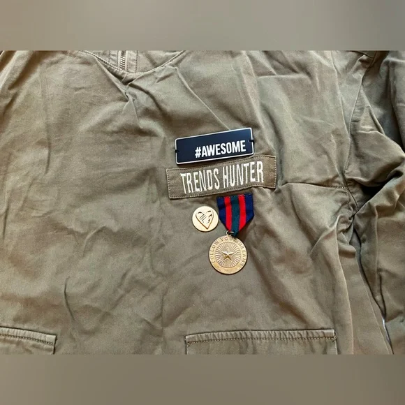 Zara Oversized Military Top - Picture 7 of 8